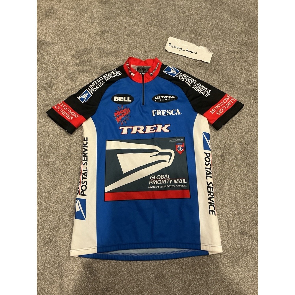 USPS Trek United States Postal Service Cycling Jersey Size Large‎